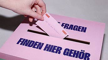 Daniela Heinz–Die Realität des weiblichen Orgasmus entstigmatisiert. Detail anonyme Fragenbox.