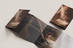 Svenja Rathfelder–Ich gegen mich. Eine visuelle Annäherung an das Tabuthema Autoaggression. Infoflyer.