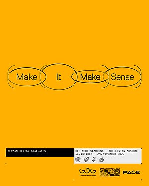 Visual der Ausstellung Make It Make Sense