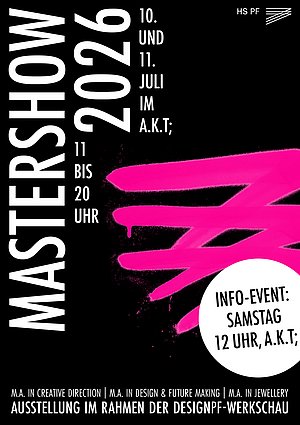 Poster for the Summer 2026 Master's Show