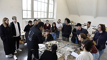 Gruppe von Studenten 