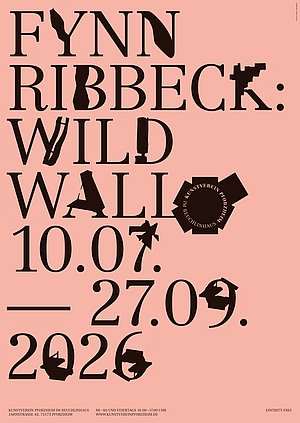 Plakat zur Ausstellung wild wall