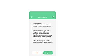 Lilian Bode–Digital Health Design: Überwindung systemischer Barrieren in der Arzt-Patienten-Kommunikation. Detail, Kommunikation in App.