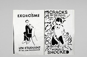 Bild eines Magazincovers in schwarz-weiß