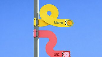 Abschlussarbeit Sophia Holstein: Designing Joy - ein visuelles Spiel mit der Freude – Wegweiser