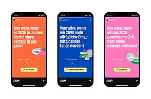 Abschlussarbeit Verena Frank: Neue Wege im Umgang mit Konsum – Wie Gestaltung Bewusstsein schaffen kann – Instagram Account Storys