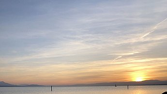 Foto einer Meerlandschaft 