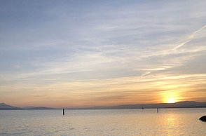 Foto einer Meerlandschaft 