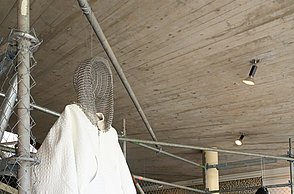 Ausgestellte Kleidung