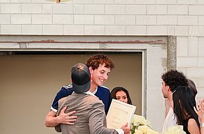 Lorenz Schulze Beerhorst bei der Preisverleihung