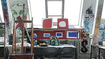 Foto eines Ateliers 