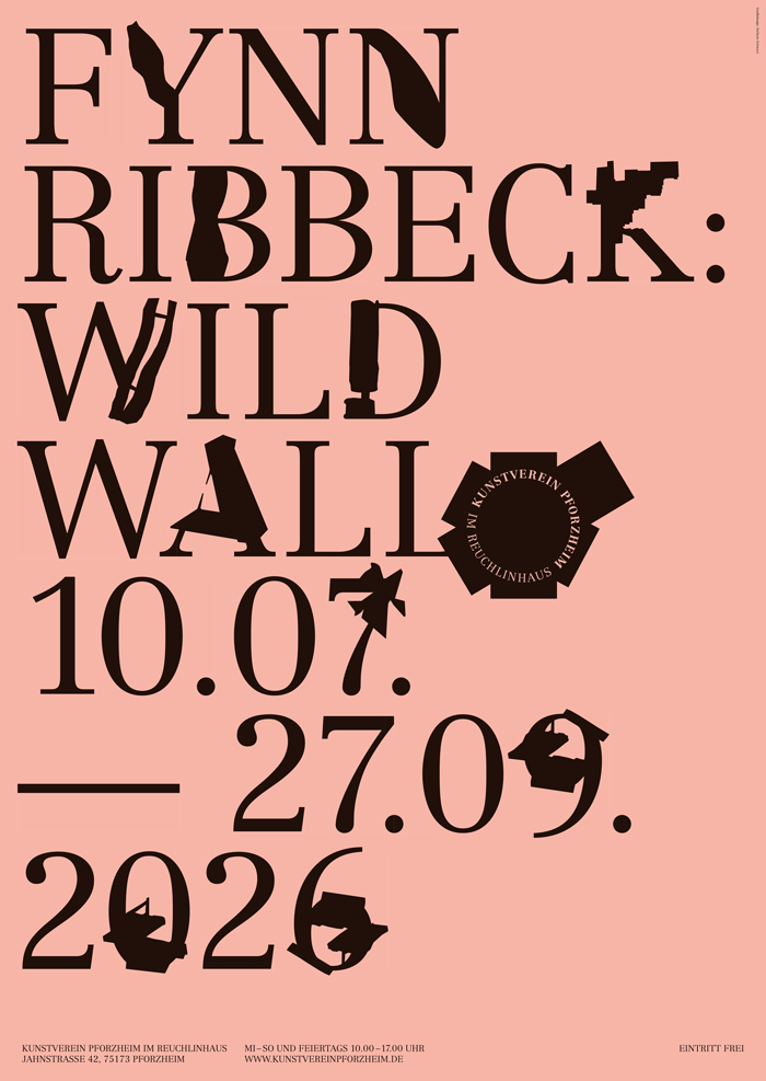 Plakat zur Ausstellung wild wall