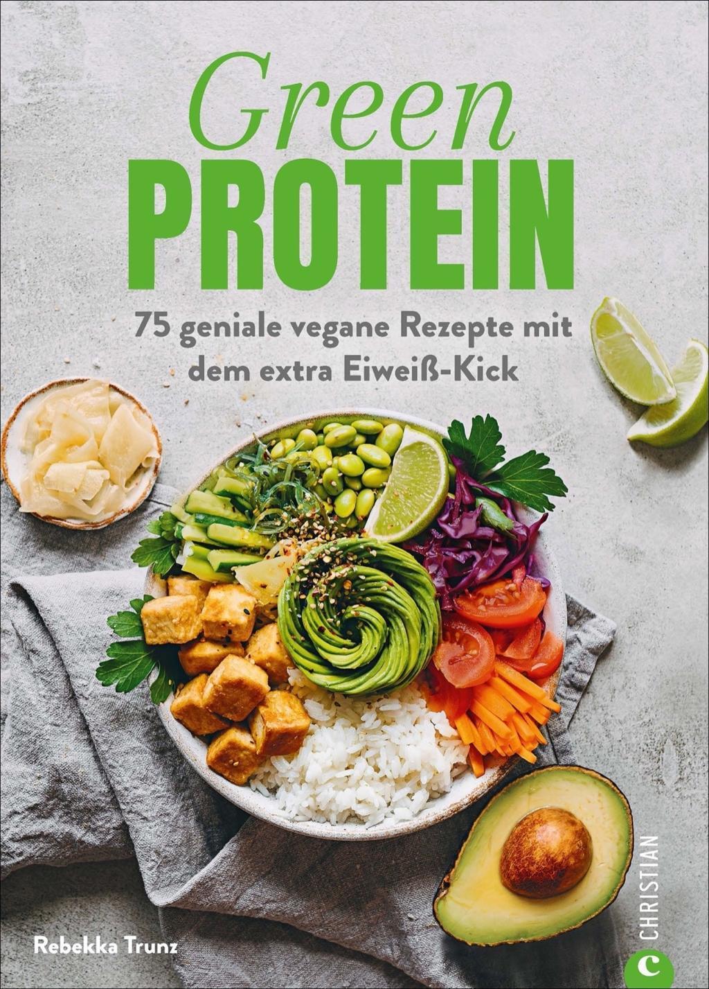 Bild studentische Arbeit: Kochbuch ‚Green Protein‘ von Rebekka Trunz, erschienen 2018