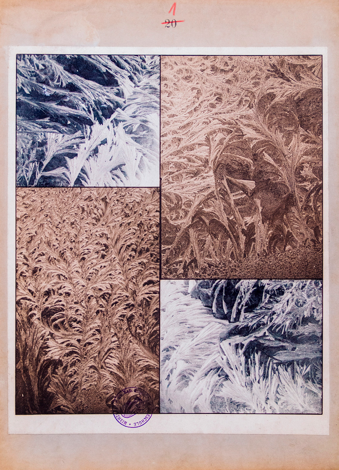 Collage aus Sand und dem Meer