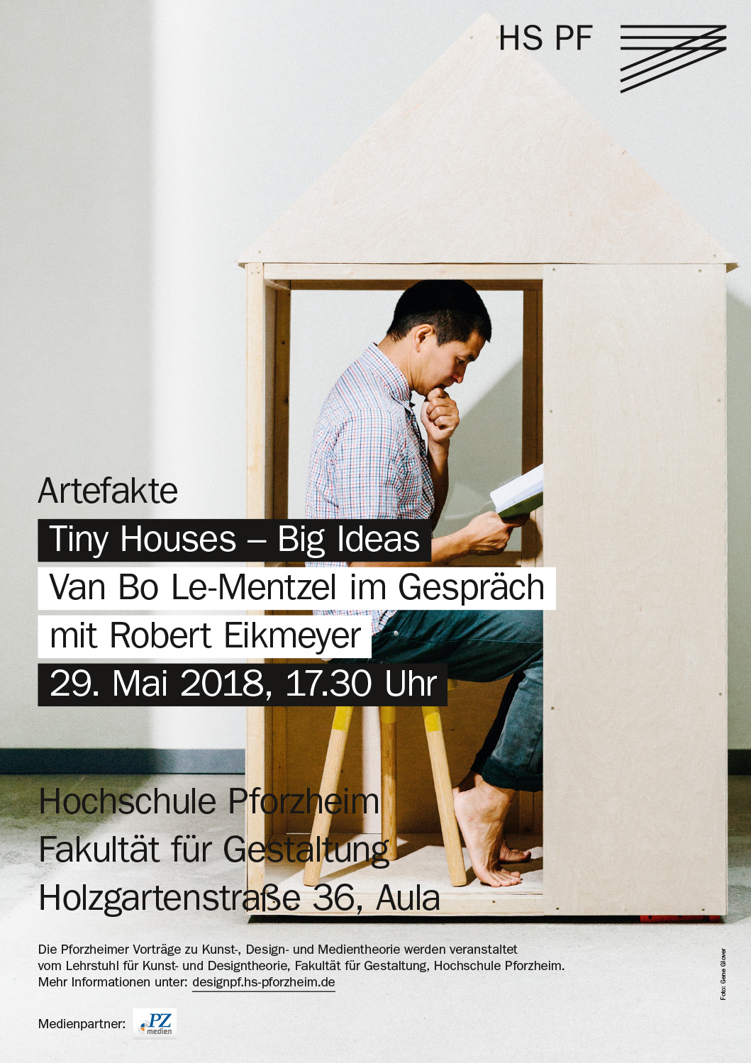 Plakat mit Van Bo Le Mentzel