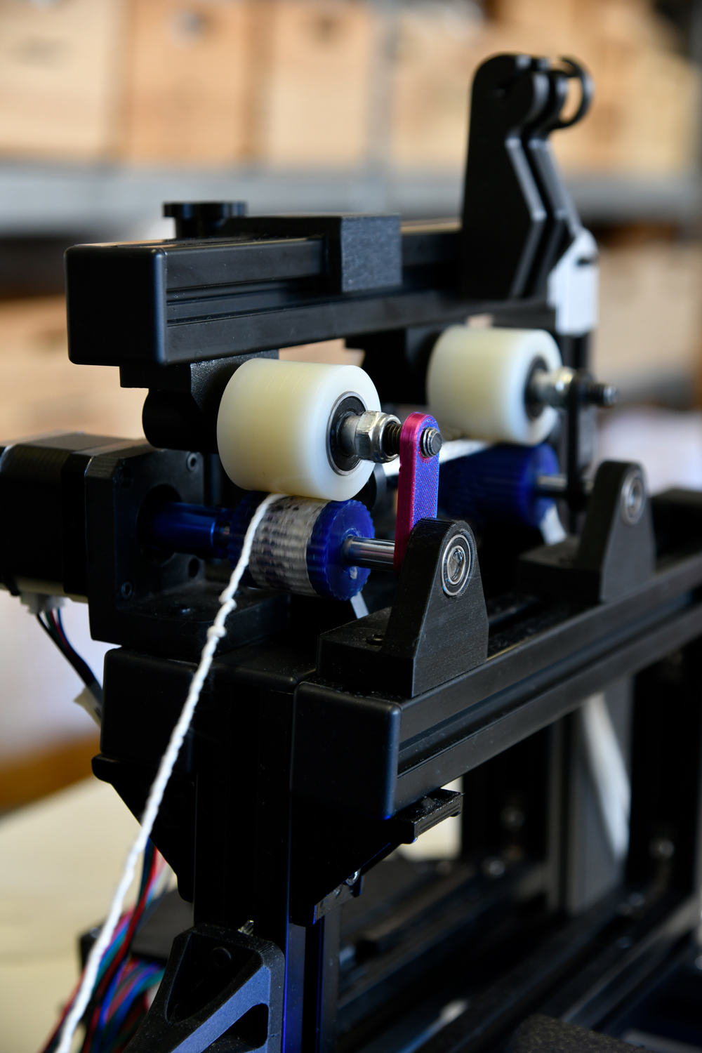 Nahaufnahme der HILO Spinning Machine